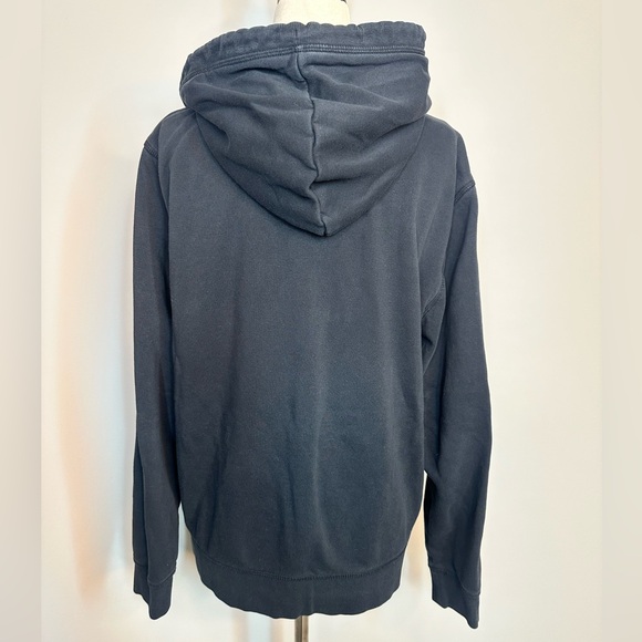 Sz S The Orginal Penguin washed black full zip hoodie sweatshirt - Picture 6 of 9